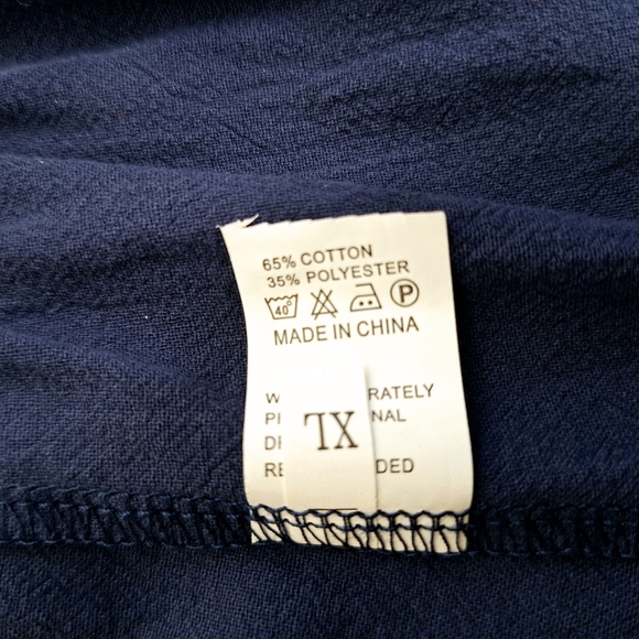 E-Retro brand "Float like A Butterfly" Lagenlook pull-on crop pants size XL. - Picture 6 of 11